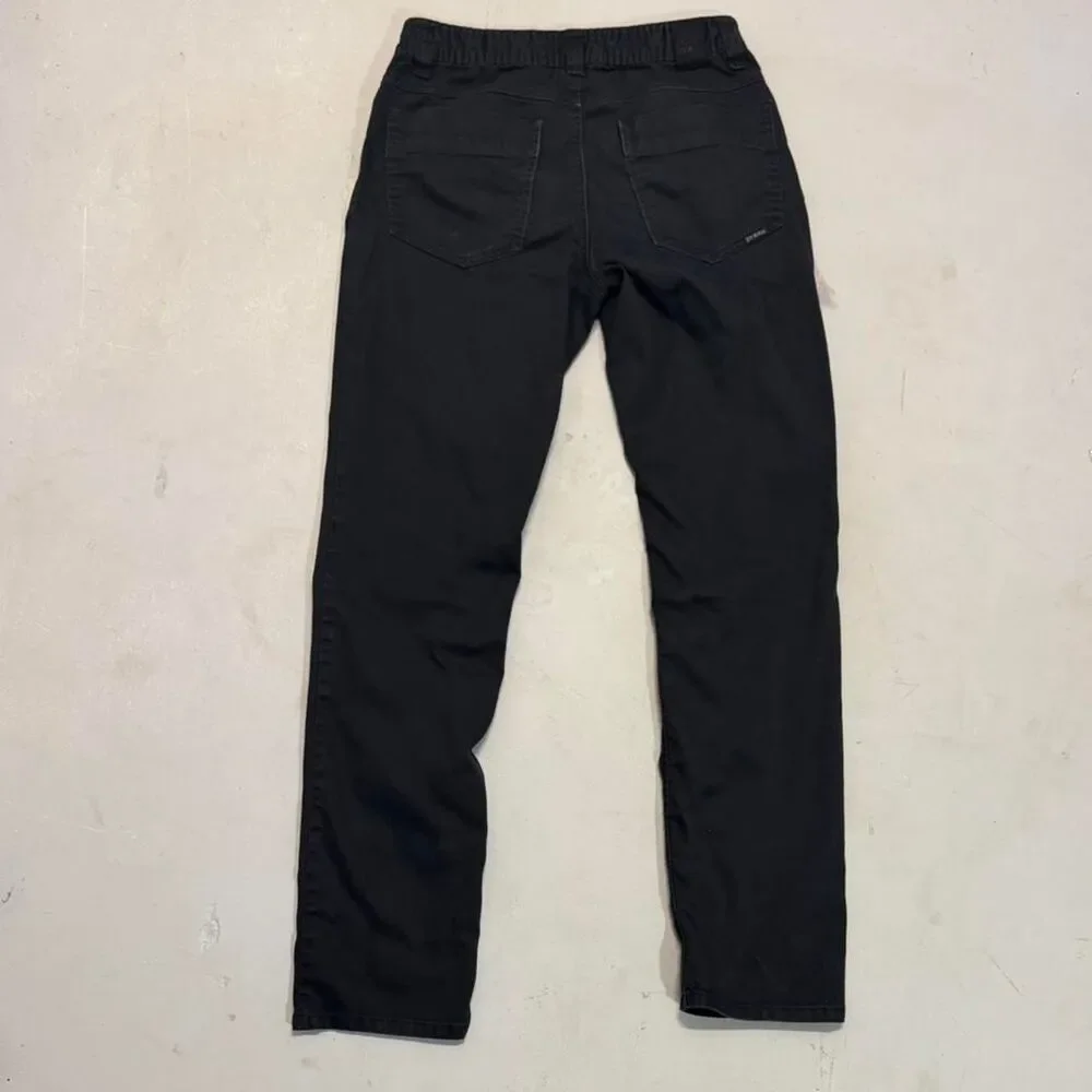 Prana Men's Black and Grey Trousers